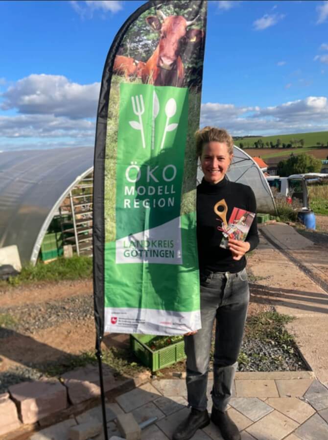 Sarah Liv Luttmann von der Öko-Modellregion Landkreis Göttingen
