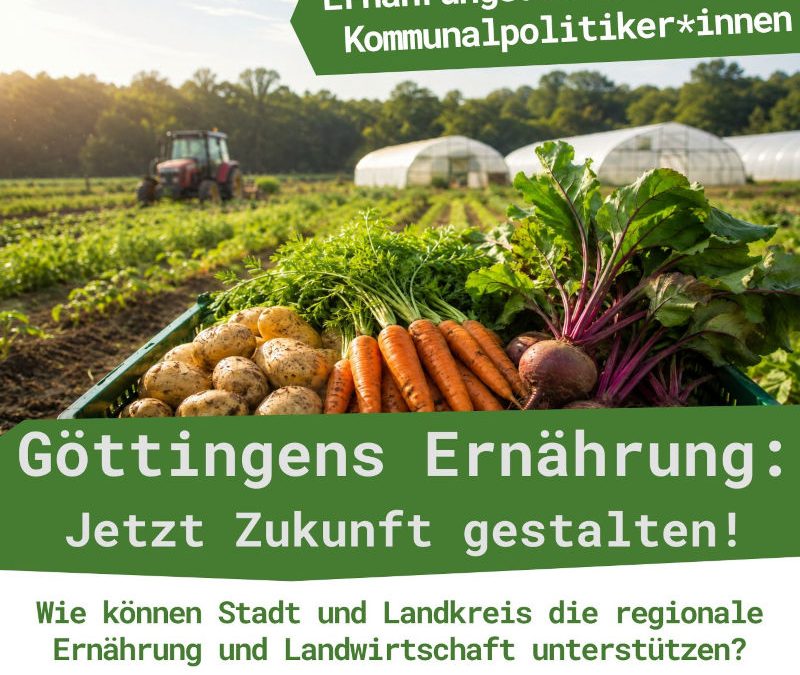 Ernährungsdiskussion mit Kommunalpolitiker*innen am 4. September