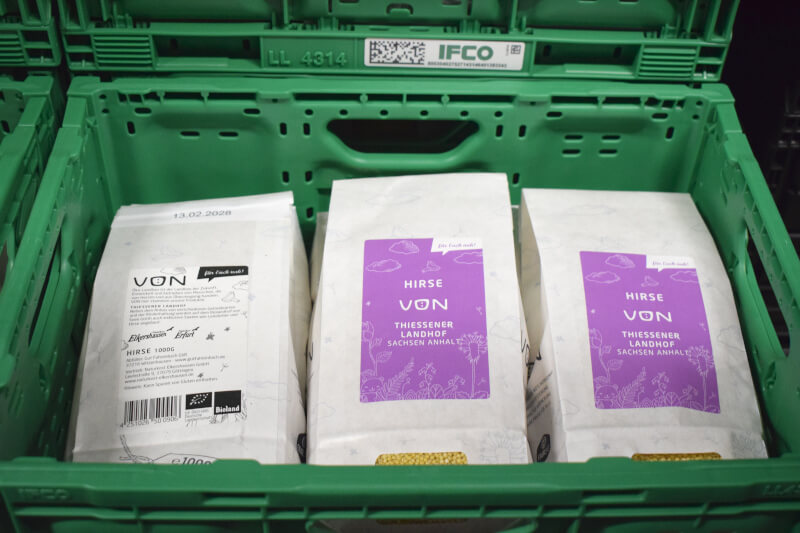 VON-Produkte mit Angaben zum Betrieb und Produktionsort